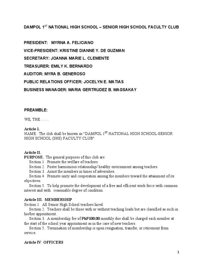 Shs faculty club download free pdf board of directors legal deposit