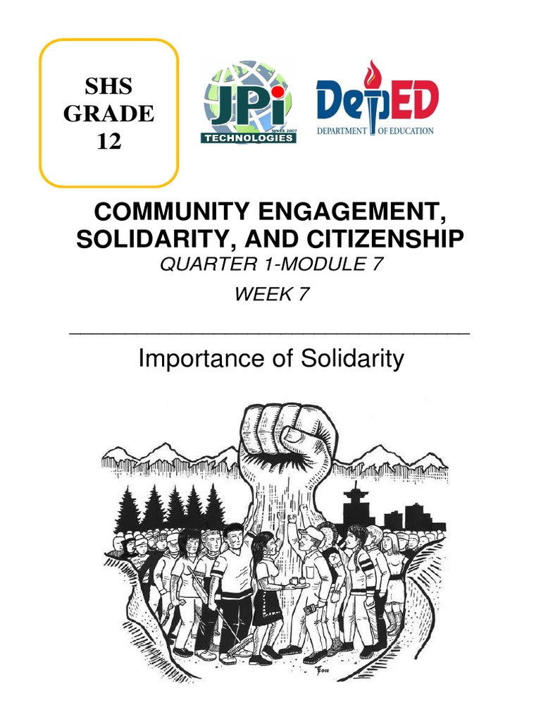 Community Solidarity and Engagement Art | PDF | Solidarity | Globalization