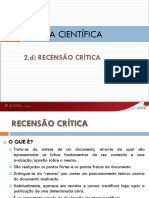 Recensão crítica guia