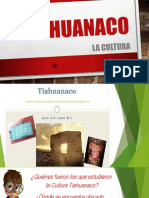 Sesión de Aprendizaje N°01 - CCSS - 1° Año - La Cultura Tiahuanaco