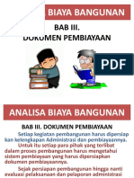 Dokumen Pembiayaan Proyek Konstruksi