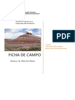 Ficha de campo de afloramientos geológicos