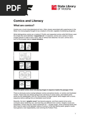 Comic Books and Literacy (Sejarah)