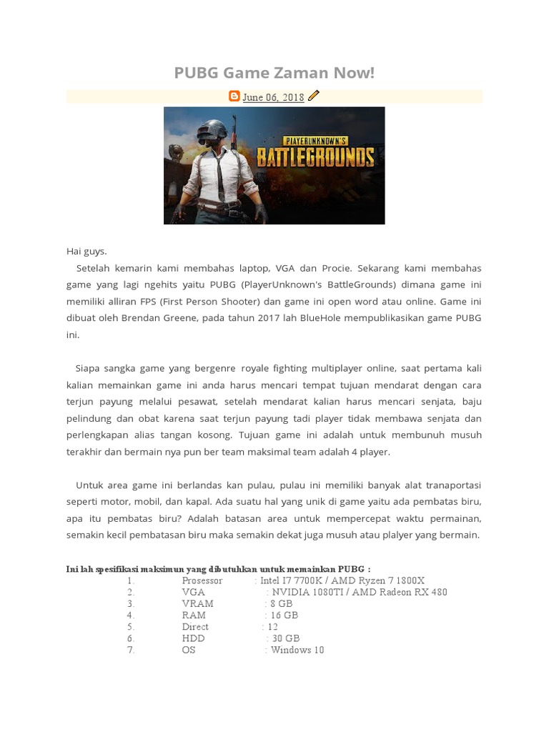 Pubg | PDF