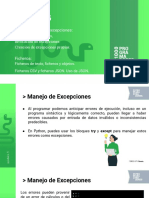 Teoria Manejo de Excepciones y Fichero-1