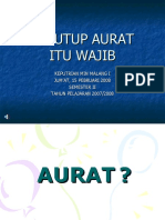 Menutup Aurat Itu Wajib