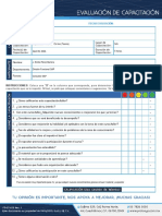 Evaluación de capacitación S/4 HANA