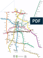 Plano Del Metro de La CDMX