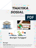 Materi Aritmatika Sosial - Bunga Tunggal, Diskon, Pajak