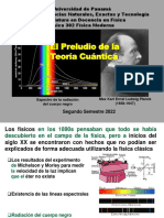 Clase 2-2022-Preludio A La Teoria Cuantica