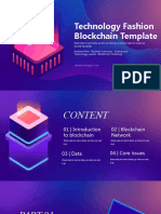 Tech Fashion Blockchain PowerPoint Templates