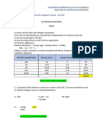 Tarea Economía Monetaria