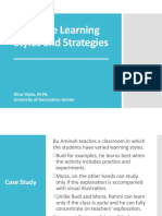 Learning Styles and Strategies