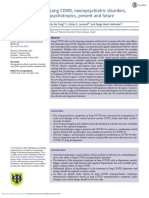 Long COVID, Neuropsychiatric Disorders, Psychotropic, Present and Future Directions