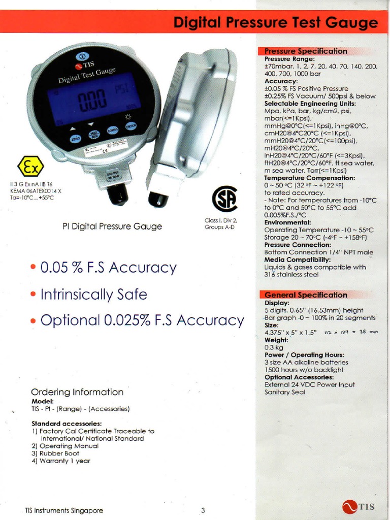 Tis Pi-5000 | PDF