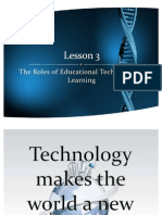 Roles of Educational Technology