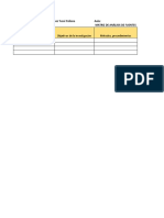 Matrices de Análisis de Fuentes y Datos Relevantes