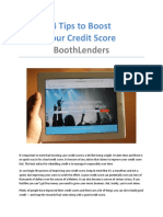 4 Tips to Boost Your Credit Score