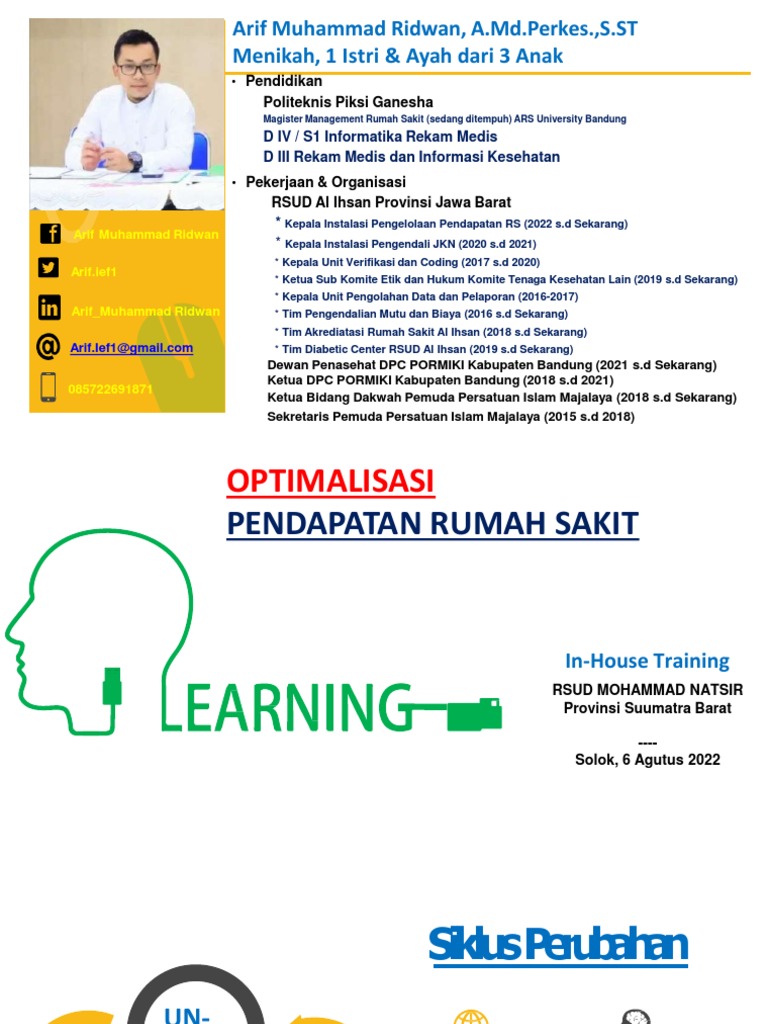 Persentasi Arif M.R Rsud M. Natsir 2022 | PDF