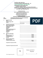 Formulir Pendaftaran Calon Kohati