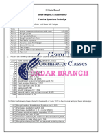 XI State Board bookkeeping practice questions