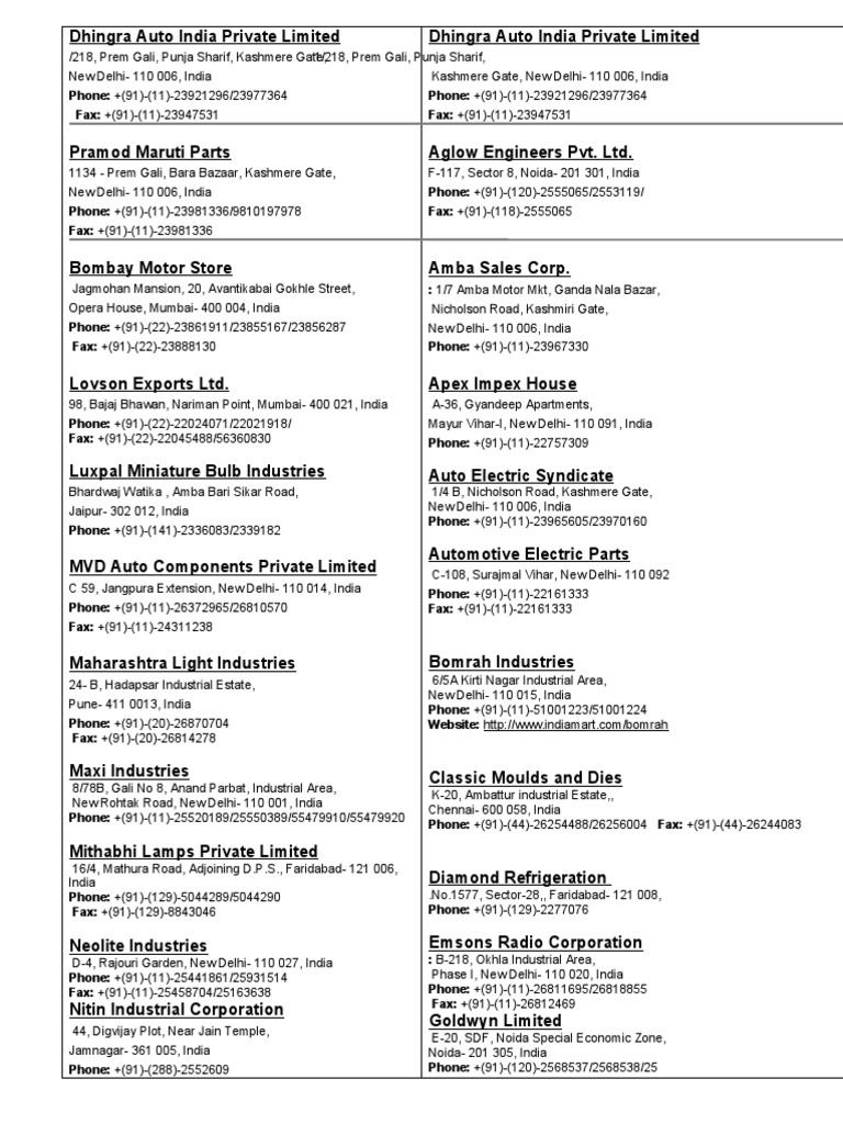 electrical-vehicle-companies-list-pdf-delhi