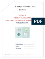 Lembar Kerja Peserta Didik Daring: Kelas 6 Tema 4 Globalisasi Subtema 4 Globalisasi Dan Manfaatnya