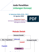 K1 2022 Metode Penelitian Sutarman