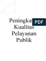 Peningkatan Kualitas Pelayanan Publik