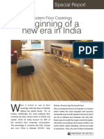 Modern Floor Coverings Beginning of A New Era in India