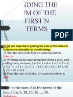 M10 (4) Finding The Sum of The First N Terms