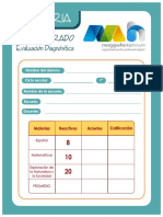 Evaluacion Diagnostica Primer Grado