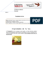 3° Básico Ciencias Naturales Guía 2 Propiedades de La Luz