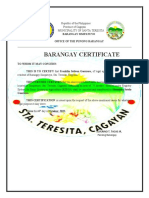 Cert. of Transfer