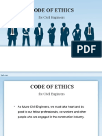 Code of Ethics For CE - Part 1