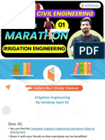 Irrigation Engineering Marathon