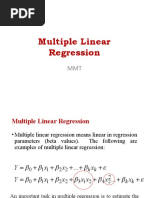 Lecture - 8 MLR