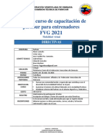 Directrices Curso de Entrenadores