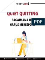 Quiet Quitting, Bagaimana HR Merespon