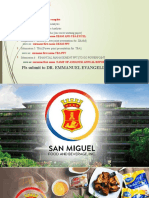 Financial Management - San Miguel Foods and Beverage Inc.