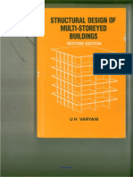 Structural Design of Multi Storeyed Buildings 2nd Edition Varyani