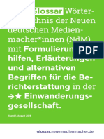 Neue Deutsche Medienmacher - Glossar Formulierungshilfen, Erläuterungen Und Alternative Begriffe