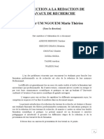 MANUEL DE REDACTION DES MEMOIRES  PROFESSIONNELS  SEMINAIRE IHEM 2019