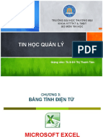 CHƯƠNG 4 - Phan 1 - Gioi Thieu Excel - 2t