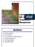 DC and Transient Response in CMOS VLSI Design