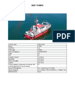 BSP TOMIS - Ship Particulars