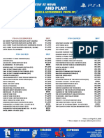 PC Express PS4 Games and Accessories Pricelist