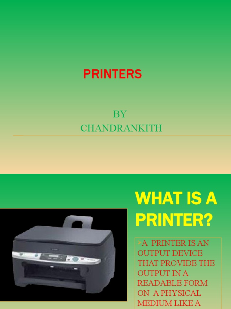 History and Types of Printers | PDF | Printer (Computing) | Publishing