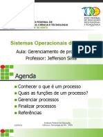 Aula 03 - Gerenciamento de Processos