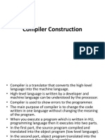 Compiler Construction Chapter1